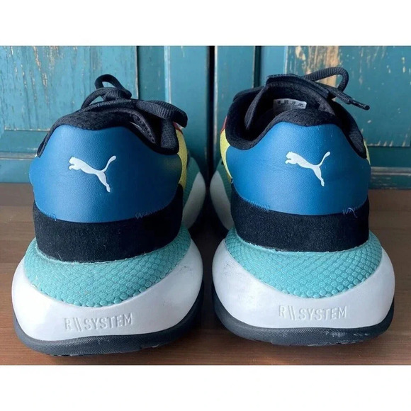 Puma Alteration Kurve 369794-02 Men's Size 17 Black Limelight - Picture 6 of 11